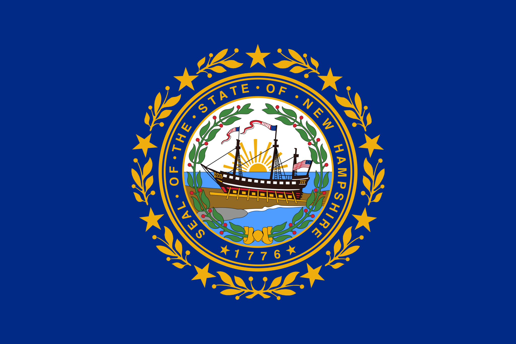 New Hampshire state flag
